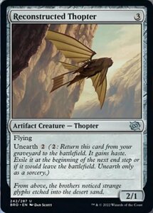 MTG ■無/英語版■ 《修復された飛行機械/Reconstructed Thopter》★FOIL★ 兄弟戦争 BRO