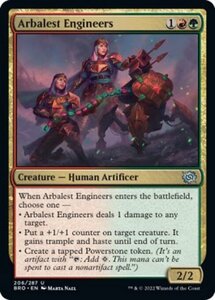 MTG ■金/英語版■ 《大石弓の技師/Arbalest Engineers》★FOIL★ 兄弟戦争 BRO