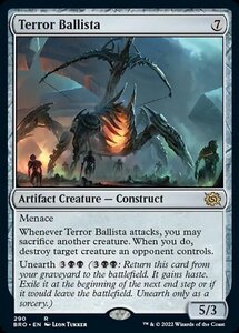 MTG ■黒/英語版■ 《恐怖のバリスタ/Terror Ballista》★FOIL★ 兄弟戦争 BRO