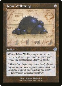 MTG ■無/英語版■ 《胆液の水源/Ichor Wellspring》★旧枠FOIL設計図★ 兄弟戦争 BRO 兄弟戦争 BRO