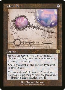 MTG ■無/英語版■ 《雲の鍵/Cloud Key》★旧枠FOIL設計図★ 兄弟戦争 BRO 兄弟戦争 BRO