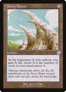 MTG ■無/英語版■ 《象牙の塔/Ivory Tower》★旧枠FOIL★ 兄弟戦争 BRO