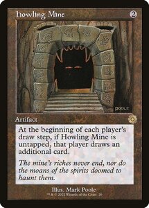 MTG ■無/英語版■ 《吠えたける鉱山/Howling Mine》★旧枠FOIL★ 兄弟戦争 BRO