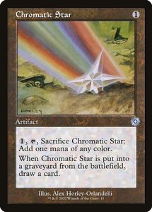 MTG ■無/英語版■ 《彩色の星/Chromatic Star》★旧枠FOIL★ 兄弟戦争 BRO