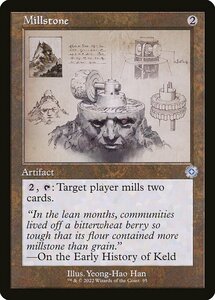 MTG ■無/英語版■ 《石臼/Millstone》▲旧枠設計図▲ 兄弟戦争 BRO 兄弟戦争 BRO