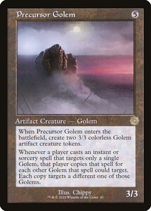 MTG ■無/英語版■ 《先駆のゴーレム/Precursor Golem》▲旧枠▲ 兄弟戦争 BRO