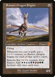 MTG ■無/英語版■ 《ドラゴン・エンジン、レイモス/Ramos, Dragon Engine》▲旧枠▲ 兄弟戦争 BRO