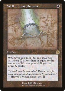 MTG ■無/英語版■ 《失われし夢の井戸/Well of Lost Dreams》▲旧枠設計図▲ 兄弟戦争 BRO 兄弟戦争 BRO