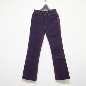 Wrangler 90's w58 27-4 flare pants фиолетовый F1722-77 Wrangler 90s сделано в Японии H2-71