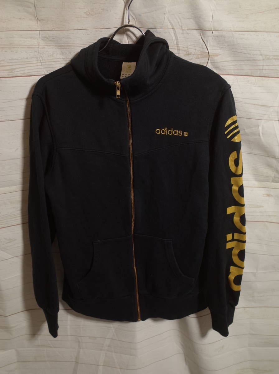 2023年最新】ヤフオク! -「adidas パーカー 黒 金」(アディダス)の中古