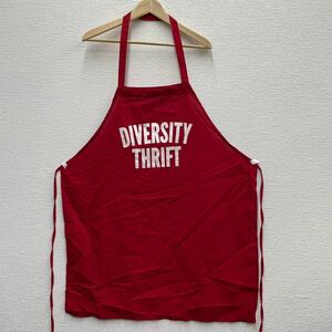 DIVERSITY THRIFT ダイバーシティ スリフト 古着 アメリカンエプロン エプロン 赤 レッド