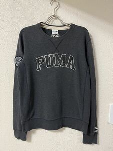 プーマ PUMA カレッジ刺繍 ワッペン スウェットトレーナー 