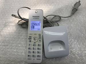 Panasonic 電話機子機 KX-FKD404-W 中古品A-2691