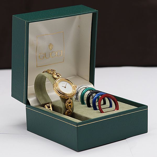 GUCCI / グッチ チェンジベゼル 箱付き 腕時計 www.linfo.re GUCCI / グッチ チェンジベゼル 箱付き 腕時計 www.linfo.re
