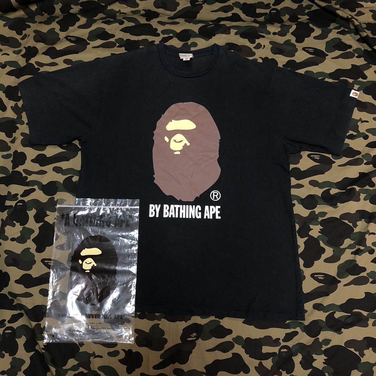 3XL busy works multi print tee last orgy エイプ BAPE A BATHING APE
