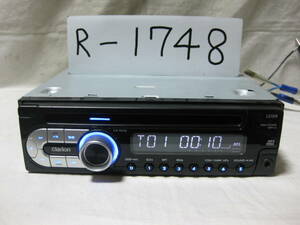 R-1748　Clarion　クラリオン　CZ109　PA-3273T　MP3　フロント AUX　1Dサイズ　CDデッキ　補償付