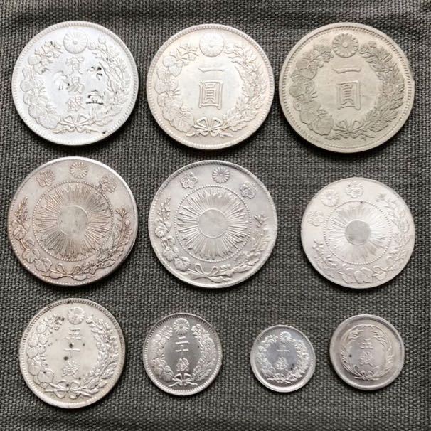 ヤフオク! -「旭日竜明治1円銀貨」(日本) (硬貨)の落札相場・落札価格