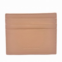 BOTTEGA VENETA ボッテガヴェネタ イントレチャート カードケース 未使用品 ベージュ パスケース【中古】_画像3