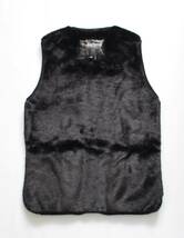 【 Barbour バブアー 】FUR LINER VEST ファー ライナー ベスト サイズ38 ブラック 2002103 インナー_画像2