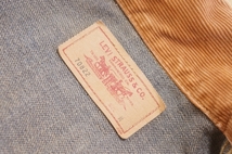 J111　即決　Levi's リーバイス　ユーズド加工　コーデュロイ切り返し デニム カバーオール　ジャケット　70822　M _画像5