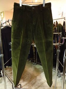 PT01 ピーティーゼロウーノ Style 05 FORWARD シンチバック付き コーデュロイ パンツ スラックス オリーブ OLIVE 32