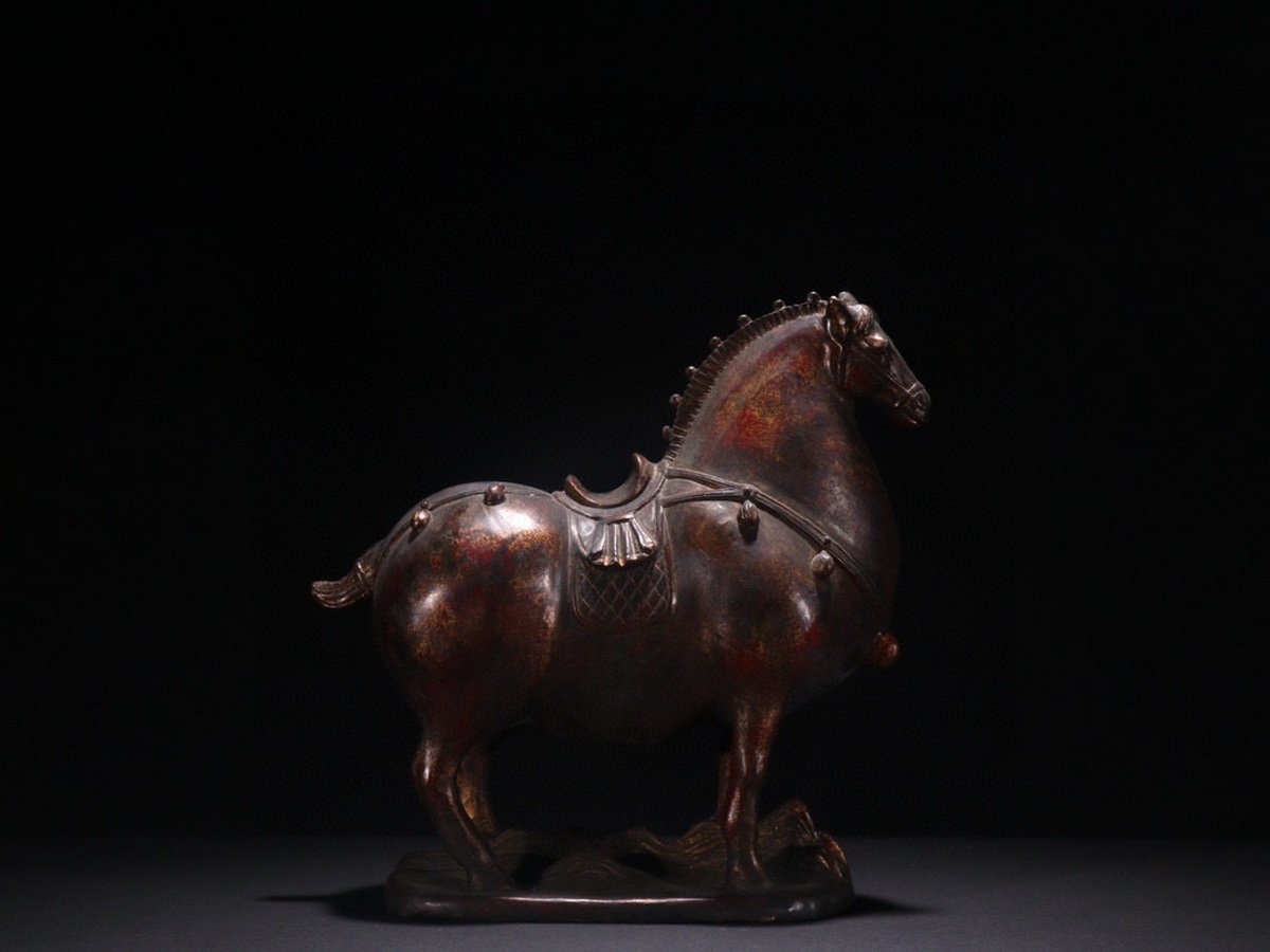 2022年春の candy様専用 置物 銅器 金属彫刻 対馬 年代物 置物 - www 