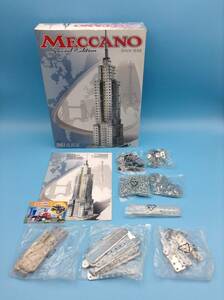 A5529☆未開封 MECCANO メカノ SpecialEdition Since1898 Empire State Toy エンパイアステートビル プラモデル 組み立て 中古
