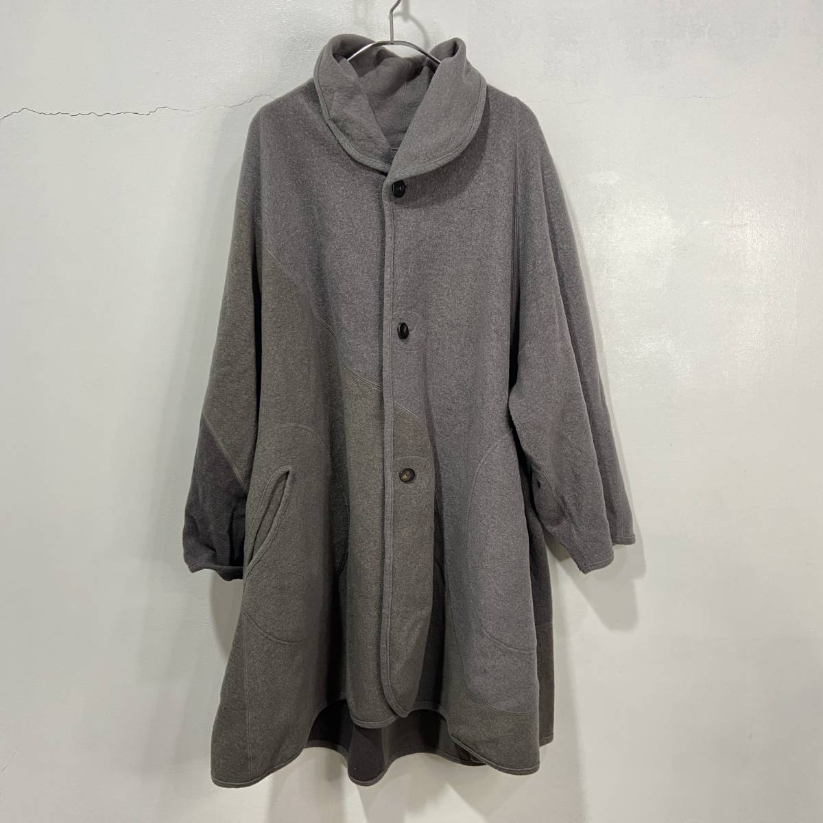ヨーガンレールJURGEN LEHL アルパカ混シャギーニットロングコート ...