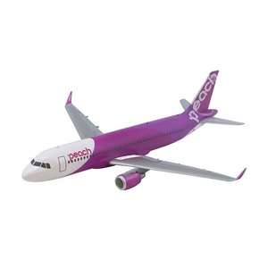 ▼ F-toys 日本のエアライン4 【 #2 Peach A320 ceo 1/300 】 □数量4 エアバス ぼくは航空管制官 エフトイズ