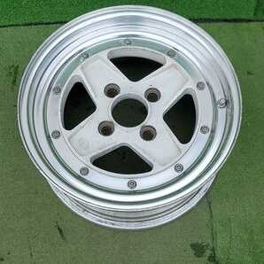 ★SSR MK-2 タイプC★15×7JJ OFF：+25 PCD：114.3-4H ハブ径:72.5mm 傷、汚れ、錆び、塗装剥がれあり 1本 の画像1