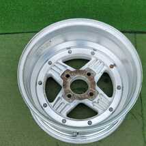 ★SSR MK-2 タイプC★15×7JJ OFF：+25 PCD：114.3-4H ハブ径:72.5mm 傷、汚れ、錆び、塗装剥がれあり 1本 _画像5