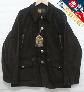 3J1411/未使用品 JOE McCOY FRENCH CORDUROY HUNTING JACKET ジョーマッコイ フレンチ コーデュロイハンティング ジャケット