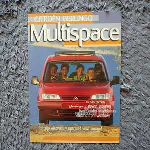  Citroen bell Ran go multi Space first generation not yet sale in Japan model UK.. obtaining goods not yet read goods rare 1996 year 7 month ~2002 year correspondence for 