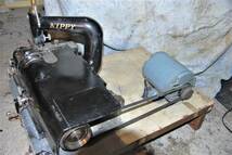 NIPPY ニッピー 皮漉機 革漉き機 レザークラフト 皮革製品加工機械 革すき 工業用 作動品_画像3