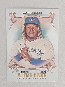 MLB 2021 TOPPS ALLEN & GINTER ゲレーロ JR. GUERRERO ベース #63