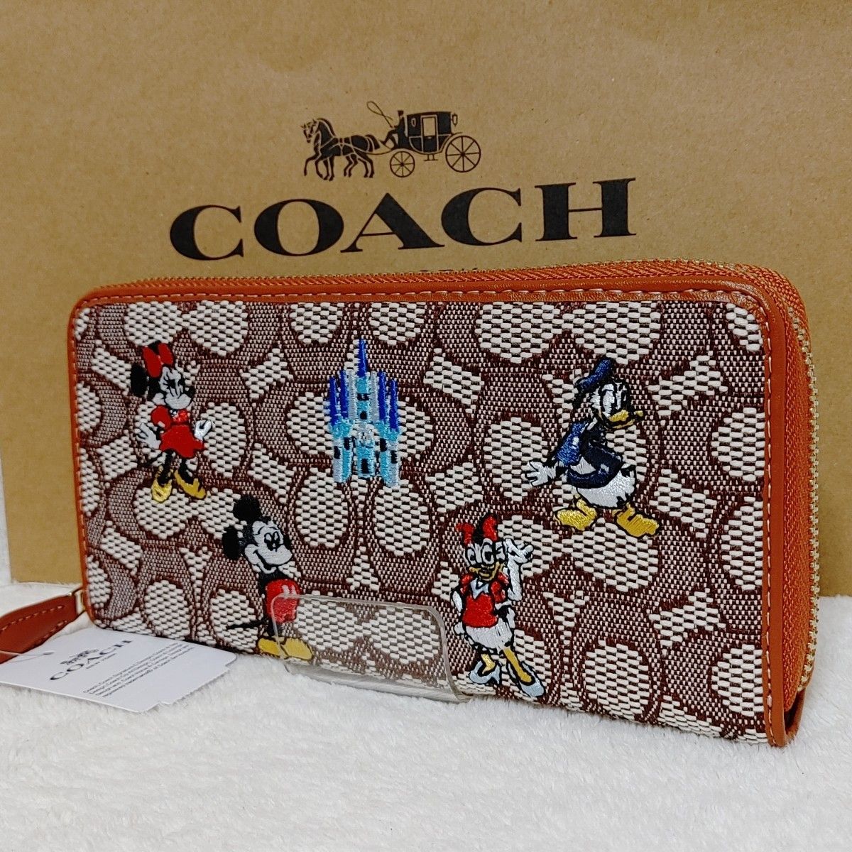 超美品】コーチ ミッキーマウス ディズニー コラボ 長財布 小物 長財布