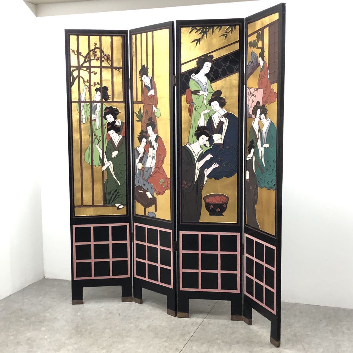 ヤフオク! -衝立 金屏風の中古品・新品・未使用品一覧