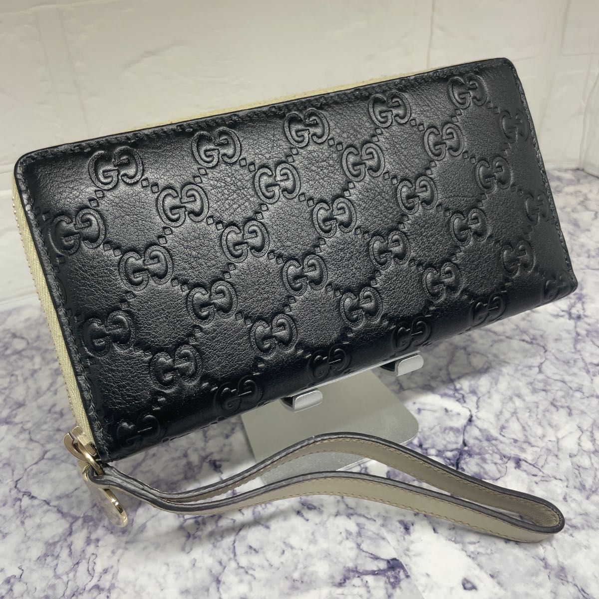 期間限定特価】 【正規品】 111 長財布 シマ 美品 GUCCI グッチ GG