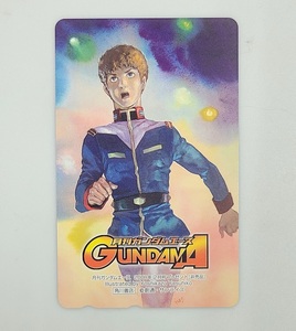 Редкий барабан неиспользованный Teleka Monthly Gundam Ace февраль 2008 г. нынешнее Amuro не для продажи телефонная карта 50 градусов