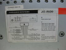 K-1249　WOWAUTO　JT-5030　フロント USB SD AUX　1Dサイズ　DVDデッキ　未チェック品_画像10