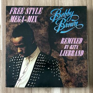 【UK盤/12EP】Bobby Brown ボビー・ブラウン / The Free Style Mega-Mix ■ MCA Records / MCAT 1421 / Babyface / R&B / ソウル