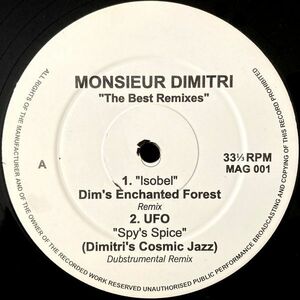 【-盤/12EP】Monsieur Dimitri / The Best Remixes ■ MAG 001 / Dimitri From Paris / Bjork / Isobel / UFO / Spy's Spice / ハウス