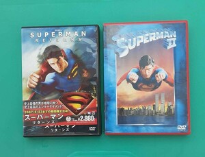 DVD 2枚 セット まとめて　スーパーマン リマターンズ　2006年作成/スーパーマンⅡ 冒険編 1981年作成 昭和 SUPERMAN