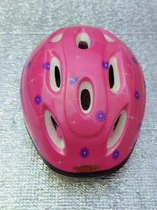 KENT 子供用 自転車用ヘルメット 48cm-54cm ピンク 花柄 フラワー 児童 キッズ