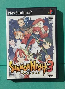 サモンナイト3 SONY プレイステーション2 ゲーム ソフト ソニー PlayStation2 SUMMON NIGHT 3 プレステ2 PS2ソフト