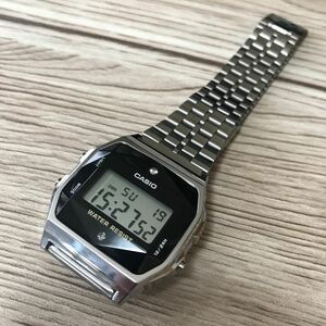 CASIO カシオ　デジタル　腕時計　A159W 天然ダイヤ　カットガラス　チープカシオ　チプカシ　