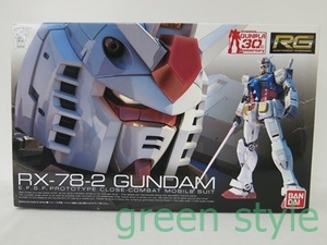 GUNPLA 30th Anniversary　リアルグレード　1/144 スケールモデル　RX-78-2　ガンダム GUNDAM　RG　01　バンダイ　未組立品