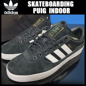 25.5cm★新品 ADIDAS SKATEBOARDING PUIG INDOOR アディダス スケートボーディング プイグ インドア スニーカー 黒 スケートボード GW5614