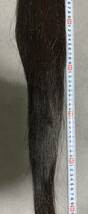 【依頼品】髪の毛 日本人 30代前半の女性 髪束137cm 重量187gエクステ ウィッグ _画像7