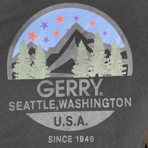 ☆古着☆ GERRY (ジェリー) - Men's 半袖Tシャツ アウトドア キャンプ 登山 トレッキング ウォーキング Mサイズ 黒色 ☆古着☆